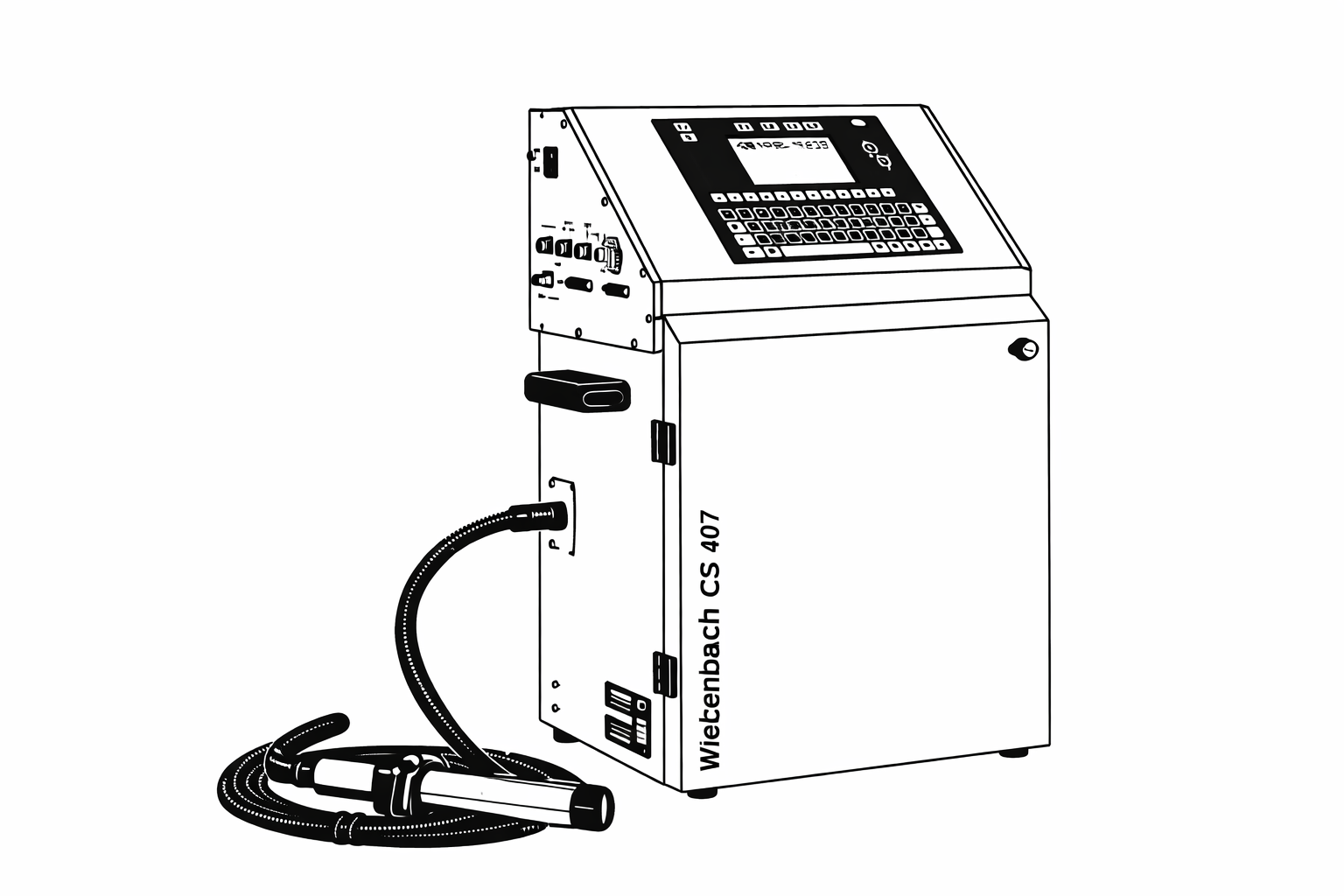 Gebrauchter CIJ Drucker Pigment